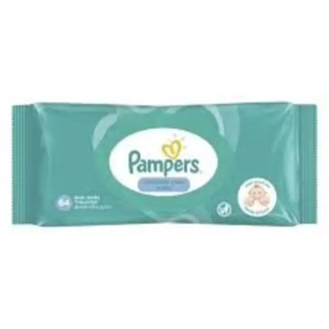 Pampers Baby Wipes Fresh Clean 64 Pieces